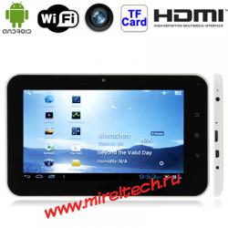 HSD-7045 Белый, 7,0-дюймовым сенсорным емкостным экраном Android 4,0