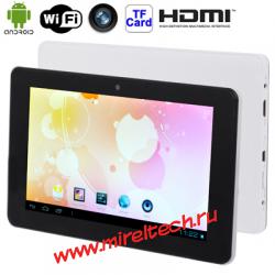 HSD-7065 Белый, 7.0-дюймовый IPS емкостный сенсорный экран, Android 4.0